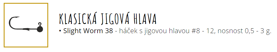 klasicka jigova hlavicka libra lures slight worm